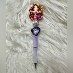 Rapunzel Clay Beadable Pen